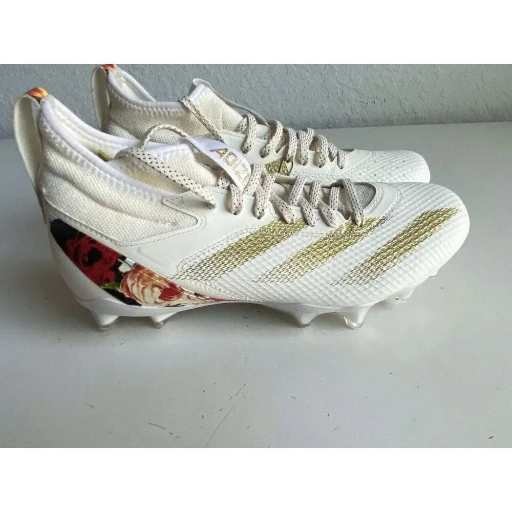 Adidas Adizero Chaos Speed Coronation Gold Metallic Cleats IG5907 Men 8‎ Women 9